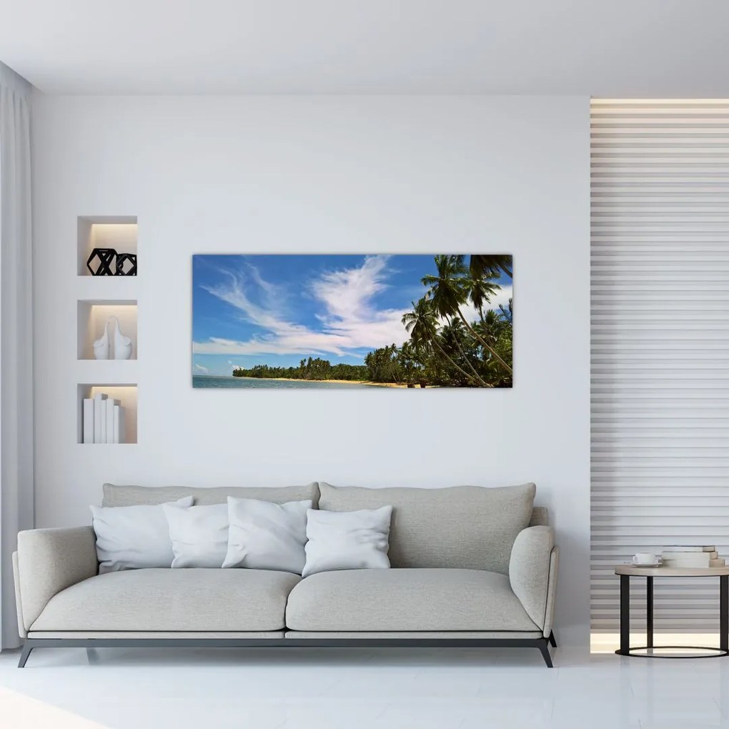 Tablou cu plajă (120x50 cm)
