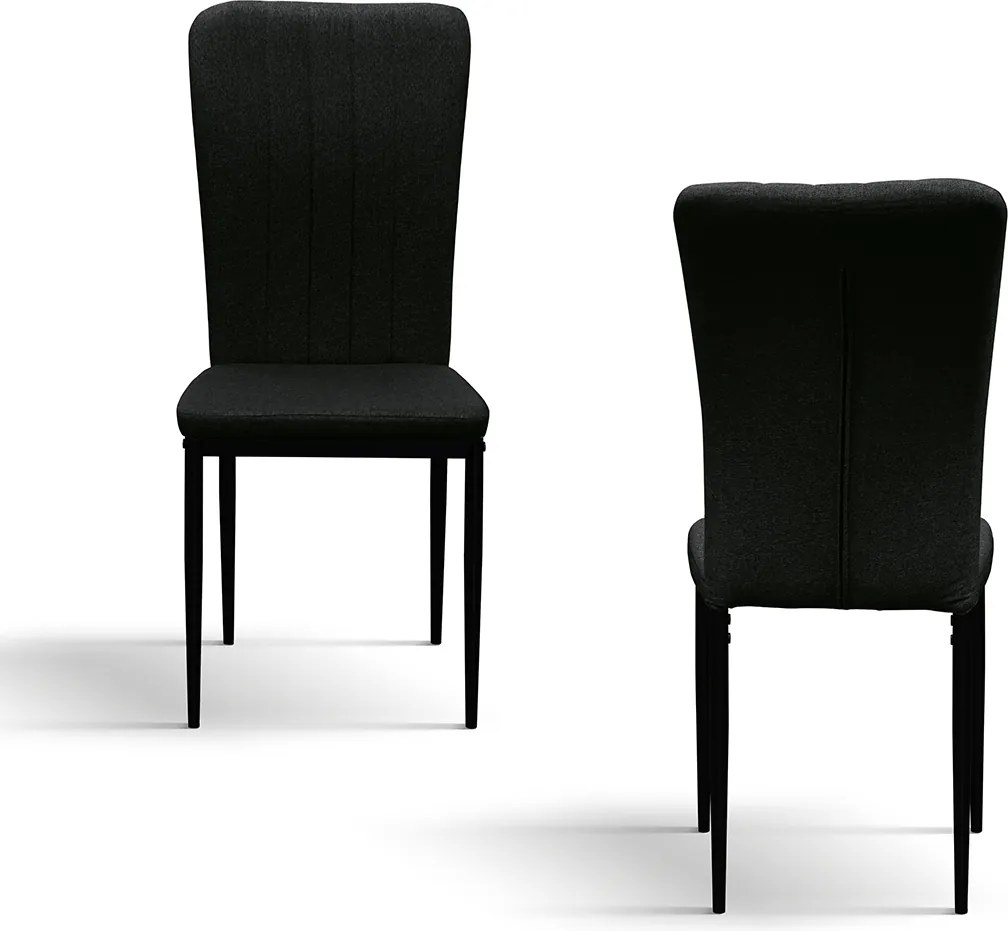 SET 6 Scaune Alto, tesatura ,structura metalica - STANDARD - GRI