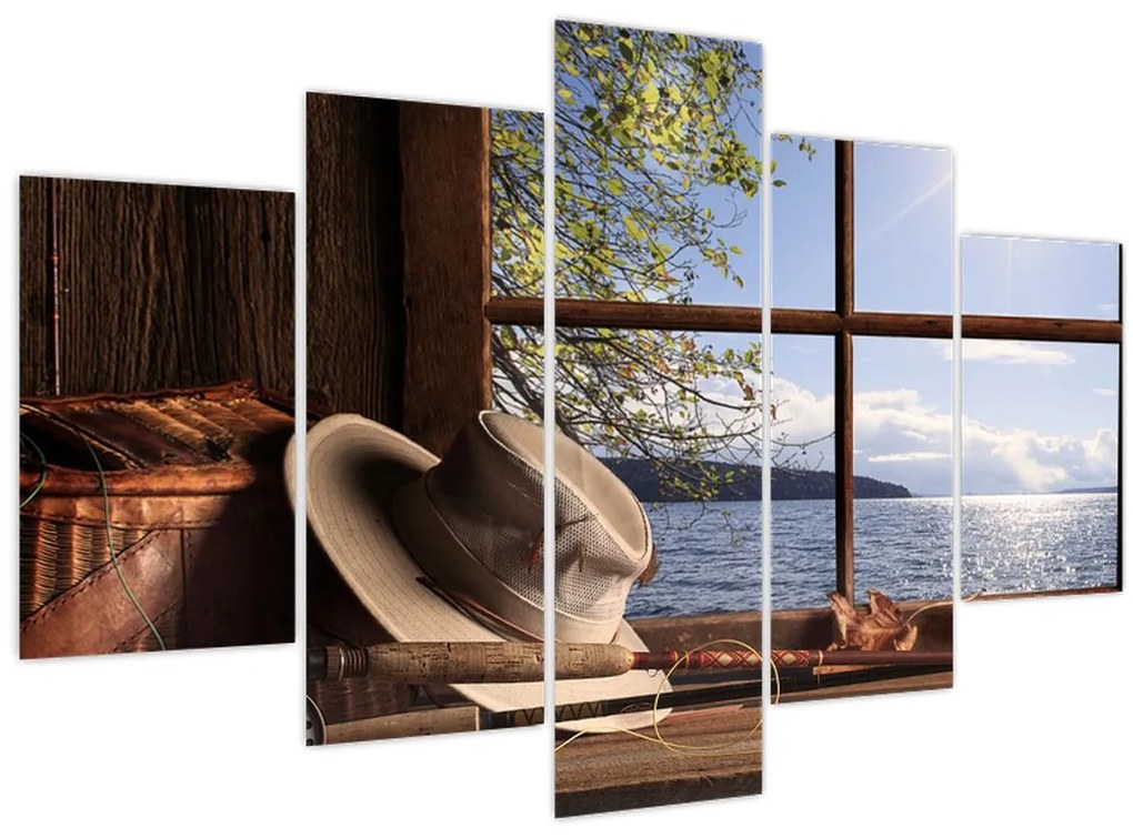 Tablou - Echipament de pescuit (150x105 cm)