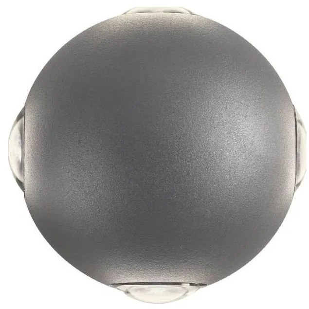 Aplică LED de exterior Redo 90500 MILESTONE 4xLED/3W/230V IP54 antracit