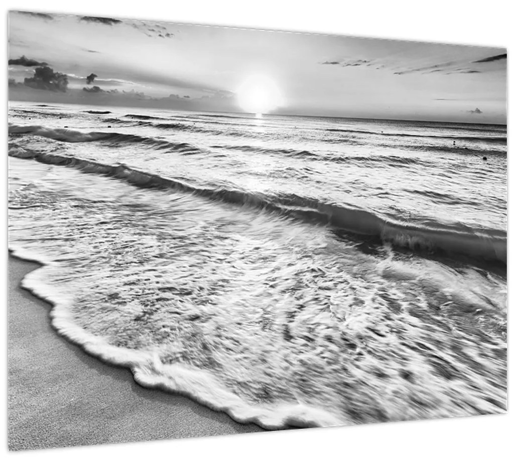 Tablou - Apus de soare pe malul mării (70x50 cm)