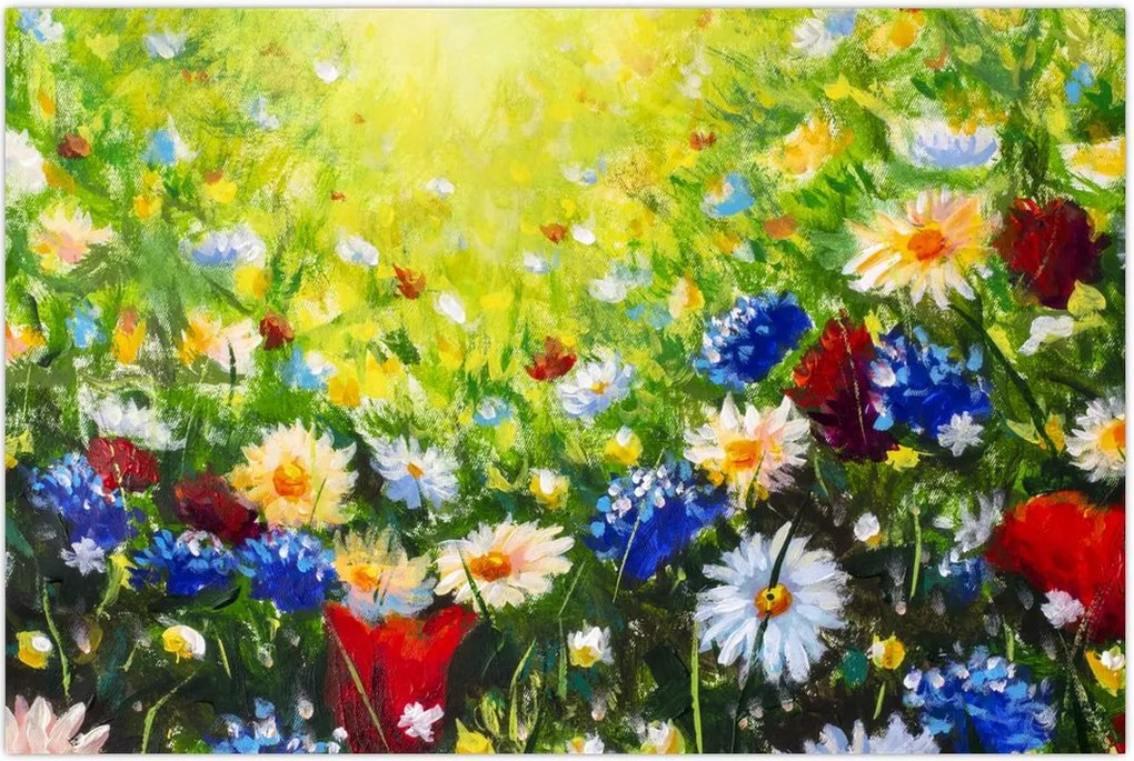 Tablou - Flori sălbatice (90x60 cm)