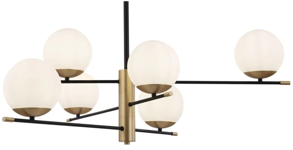 Lustra moderna cu 6 surse de lumina Nostalgia MY-MOD048PL-06G