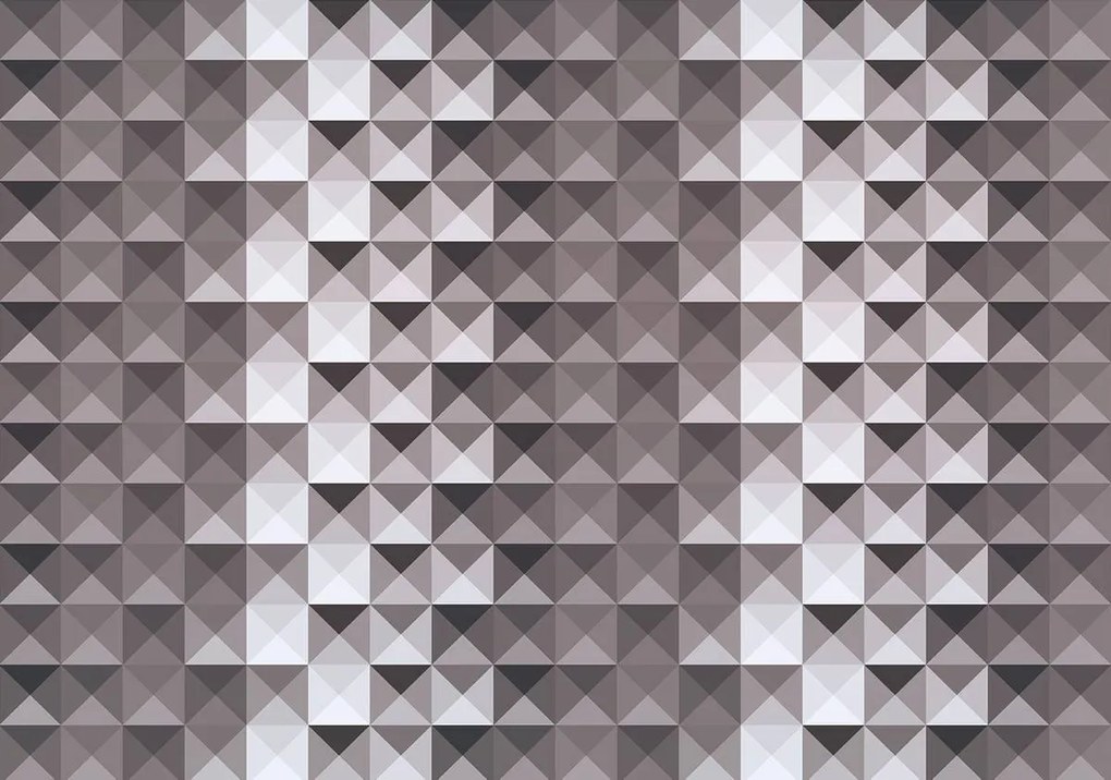 Fototapet - Cuburi gri (152,5x104 cm)