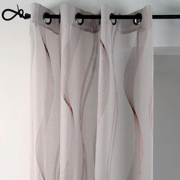 STOF Draperie decorativă ERIKA, bej, 135 x 240 cm set 2 buc