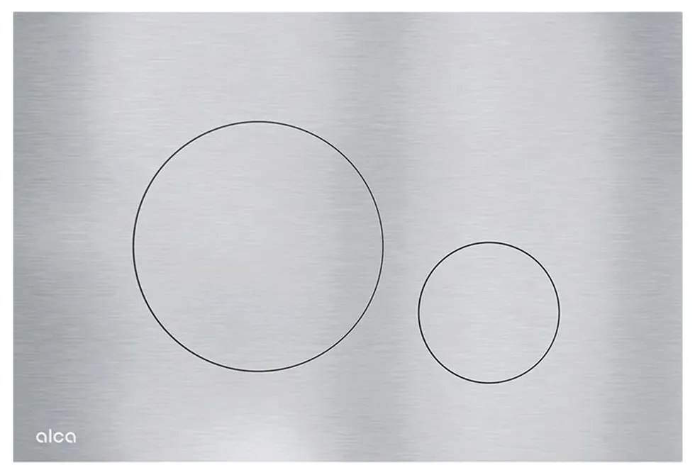 Clapeta rezervor wc aluminiu mat Alcaplast, Turn Inox mat