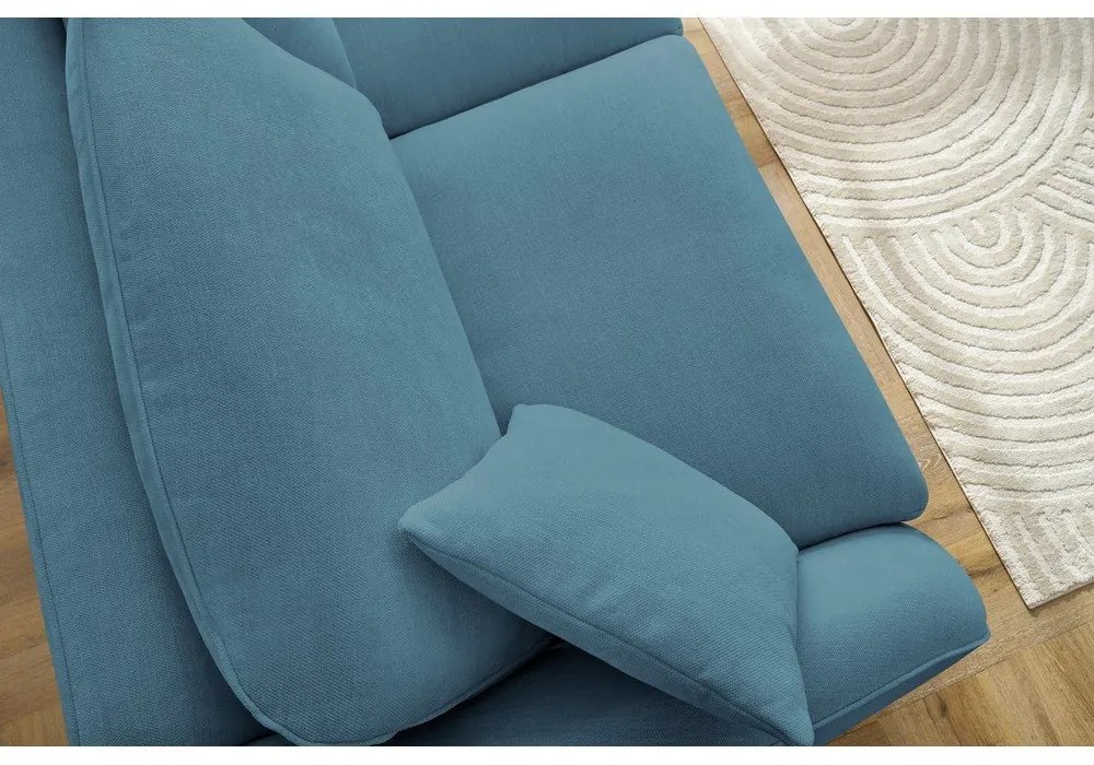 Canapea albastră extensibilă 235 cm Cezanne – Bobochic Paris