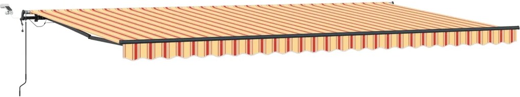 vidaXL Țesătură pentru copertină cu Galben și portocalie 600 × 300 cm