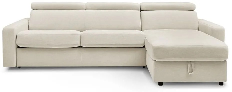 Colțar crem extensibil (cu colț variabil) Monaco – Bobochic Paris