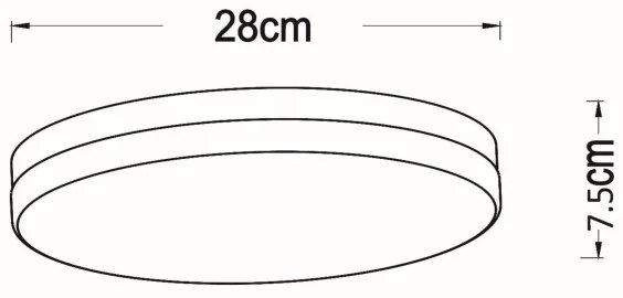 Plafonieră LED pentru baie Lucide 79111/30/31 BISKIT LED/18W/230V IP44 alb
