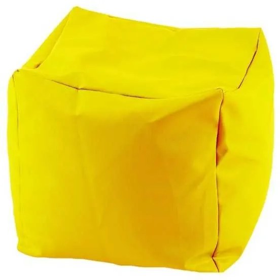 Taburet Cub XL, Material Impermeabil - Yellow Quince