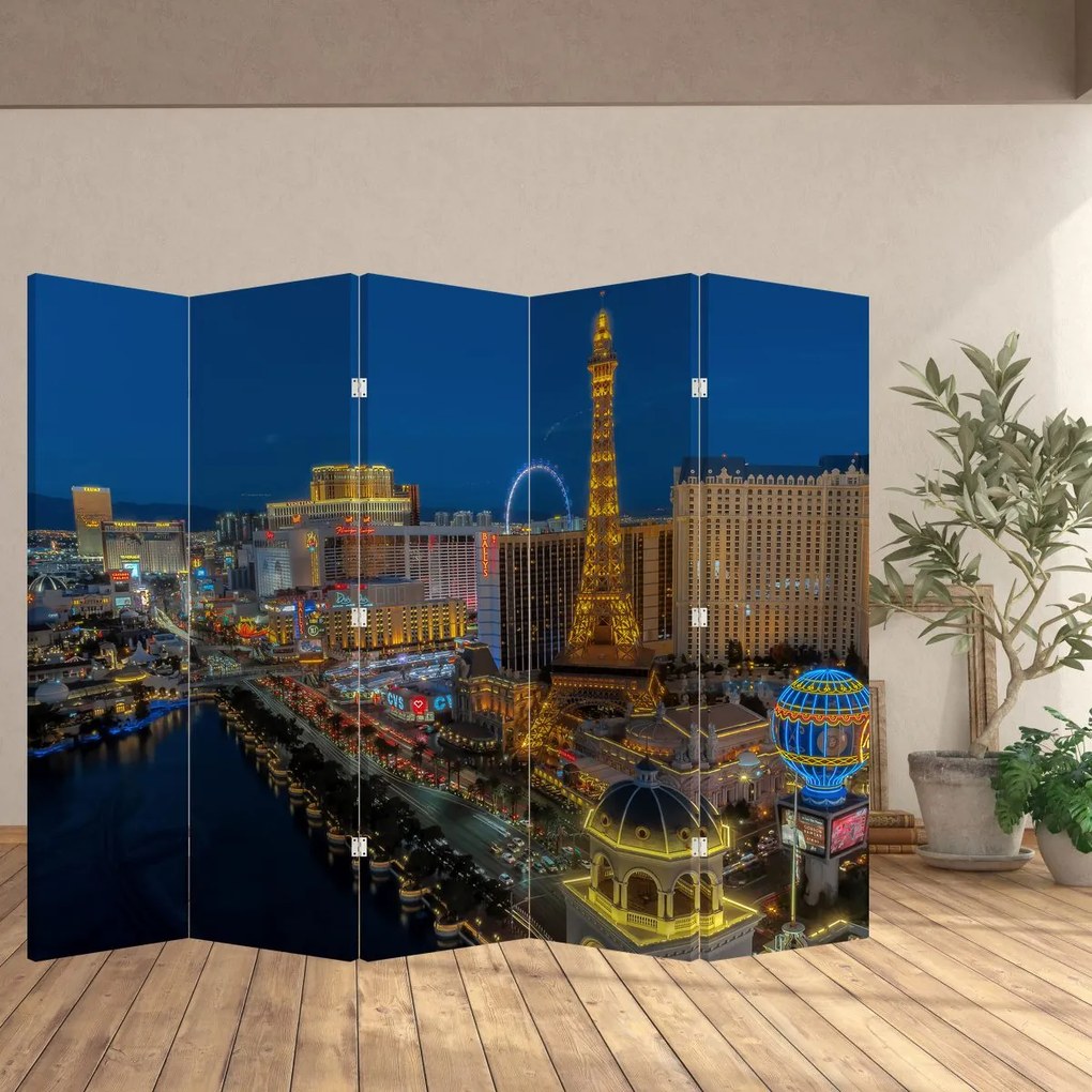 Paravan - Las Vegas nocturn (210x170 cm)