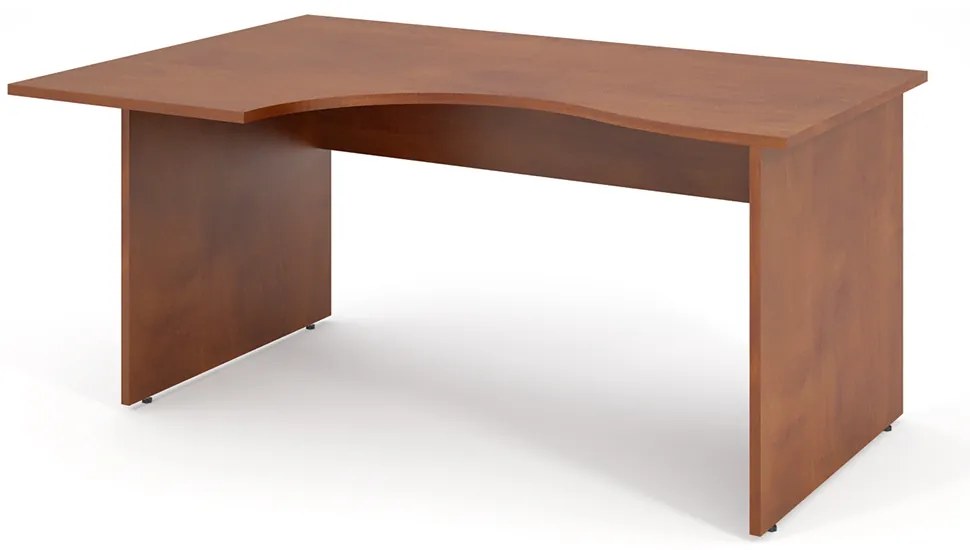 Birou ergonomic Impress 160 x 90 cm, stanga, nuc inchis