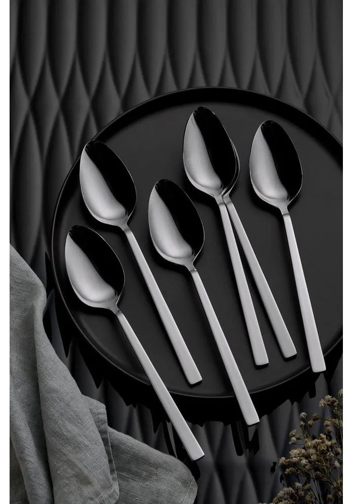 Tacâmuri argintii din oțel inoxidabil 36 buc. – Hermia