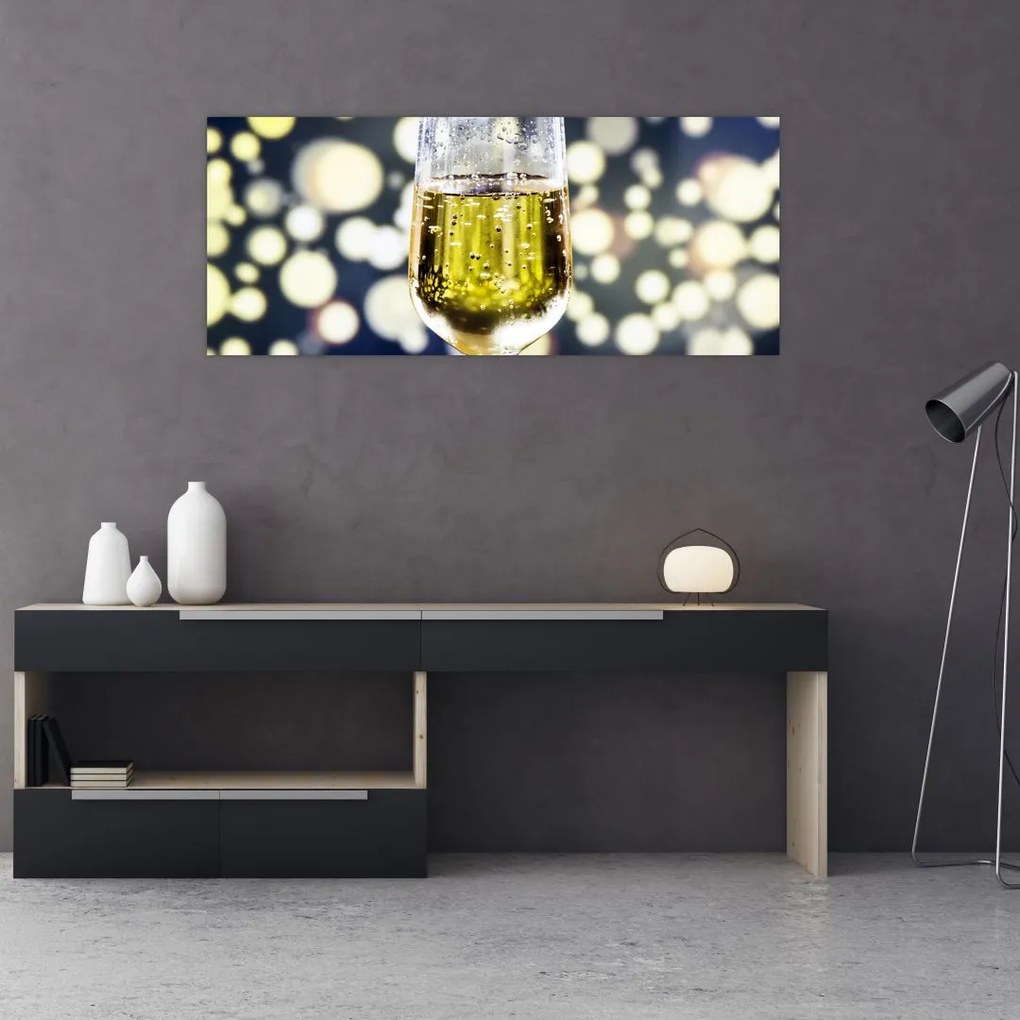 Tablou cu șampanie (120x50 cm)