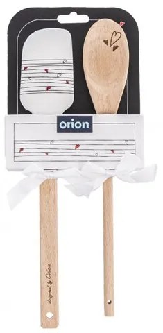 Set cadou spatulă și racletă Orion Inimioare ,