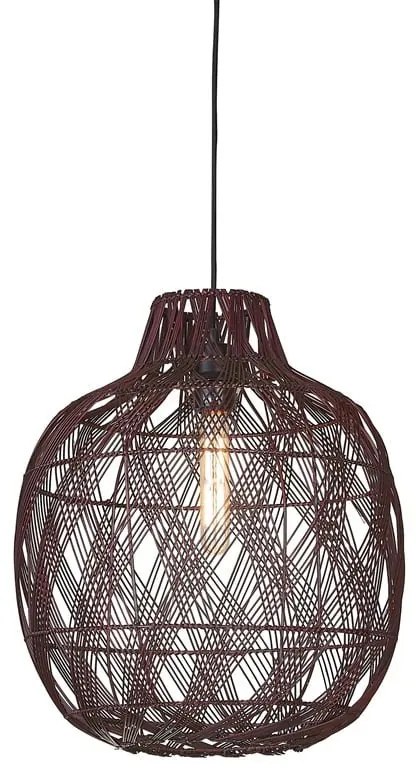 Lustra/Pendul Eco, Bambus, Mendoza visiniu, L