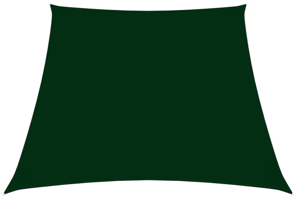 Parasolar, verde inchis, 2 4x3 m, tesatura oxford, trapez