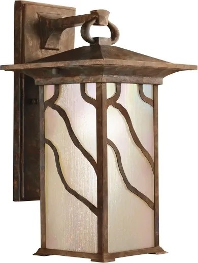 Quintiesse QN-MORRIS-L - Lampă de perete pentru exterior MORRIS L 1xE27/60W/230V IP44, finisaj bronz