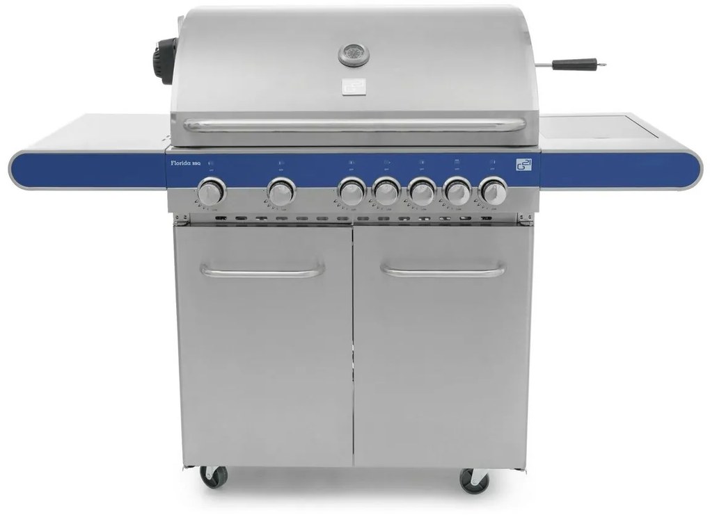 Grătar cu gaz G21 Florida BBQ Premium line, 7 arzătoare + reductor gratuit
