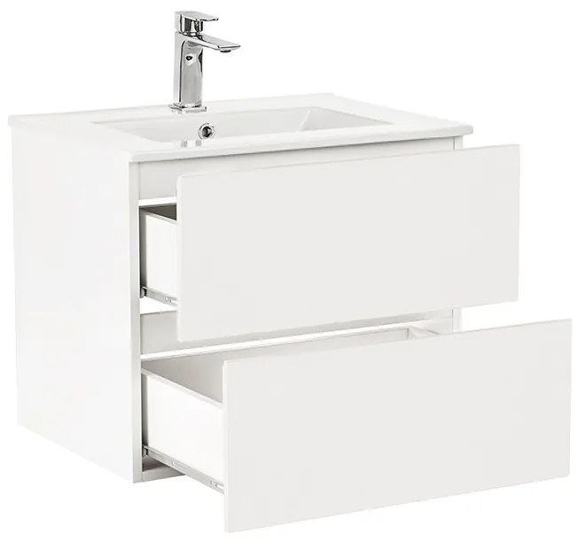 Mobilier complet de baie Vario Forte 60 alb-alb