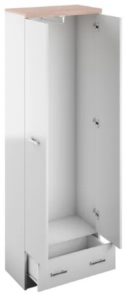 Dulap de haine Tianna (alb). 1053337