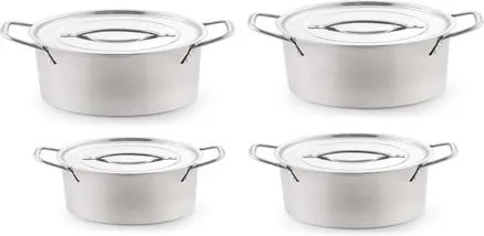 Set Oale inox cu Capace inox , Grunberg ,MST4 MST4