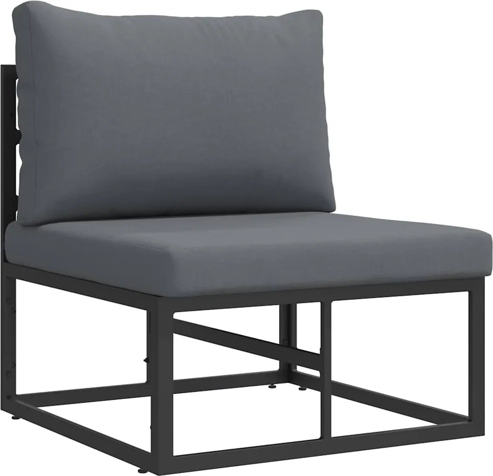 vidaXL Mobilier pentru Exterior Negru și antracit 70 x 71,5 x 71 cm