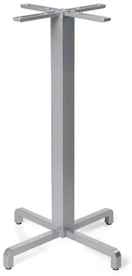 Bază masă exterior Nardi - Fiore High, 47,5 x 47,5 x 107 cm Argento