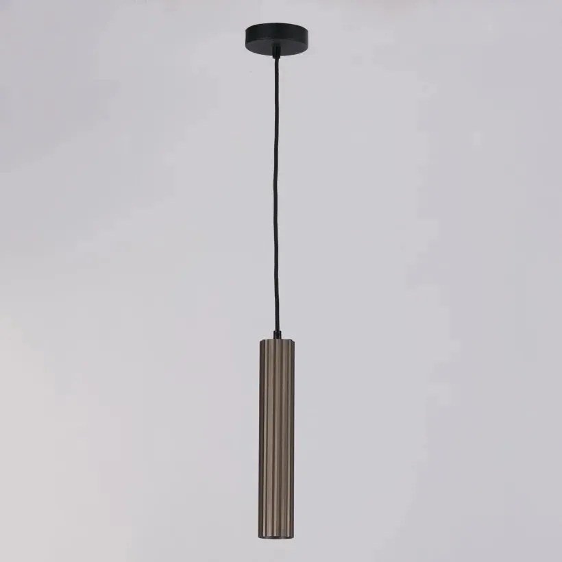 Pendul din aluminiu canelat Anna bronz