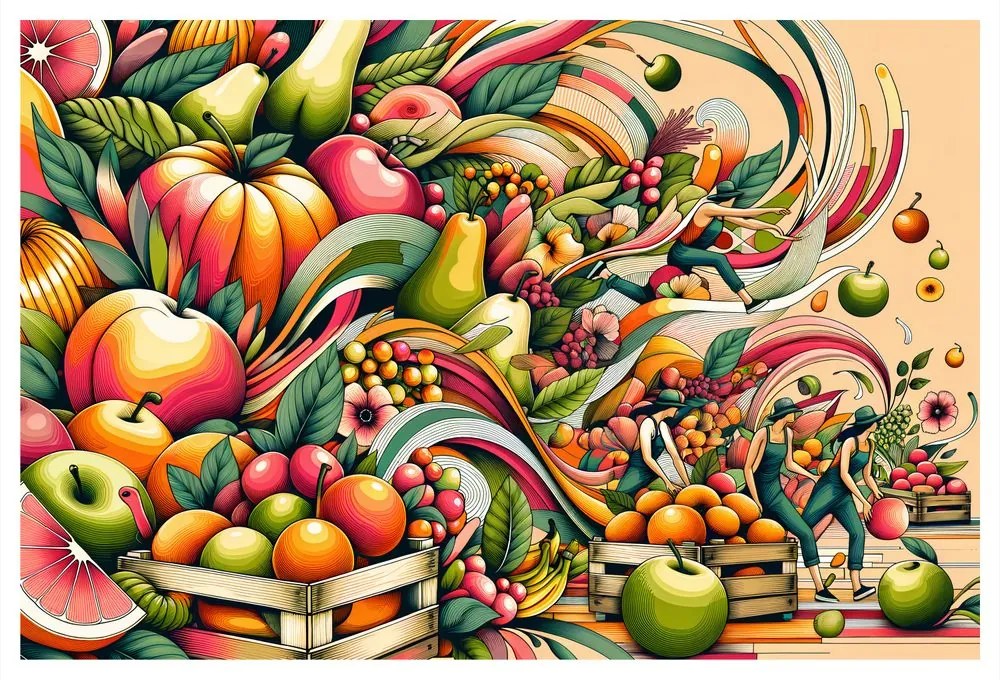 Tablou explozie de fructe