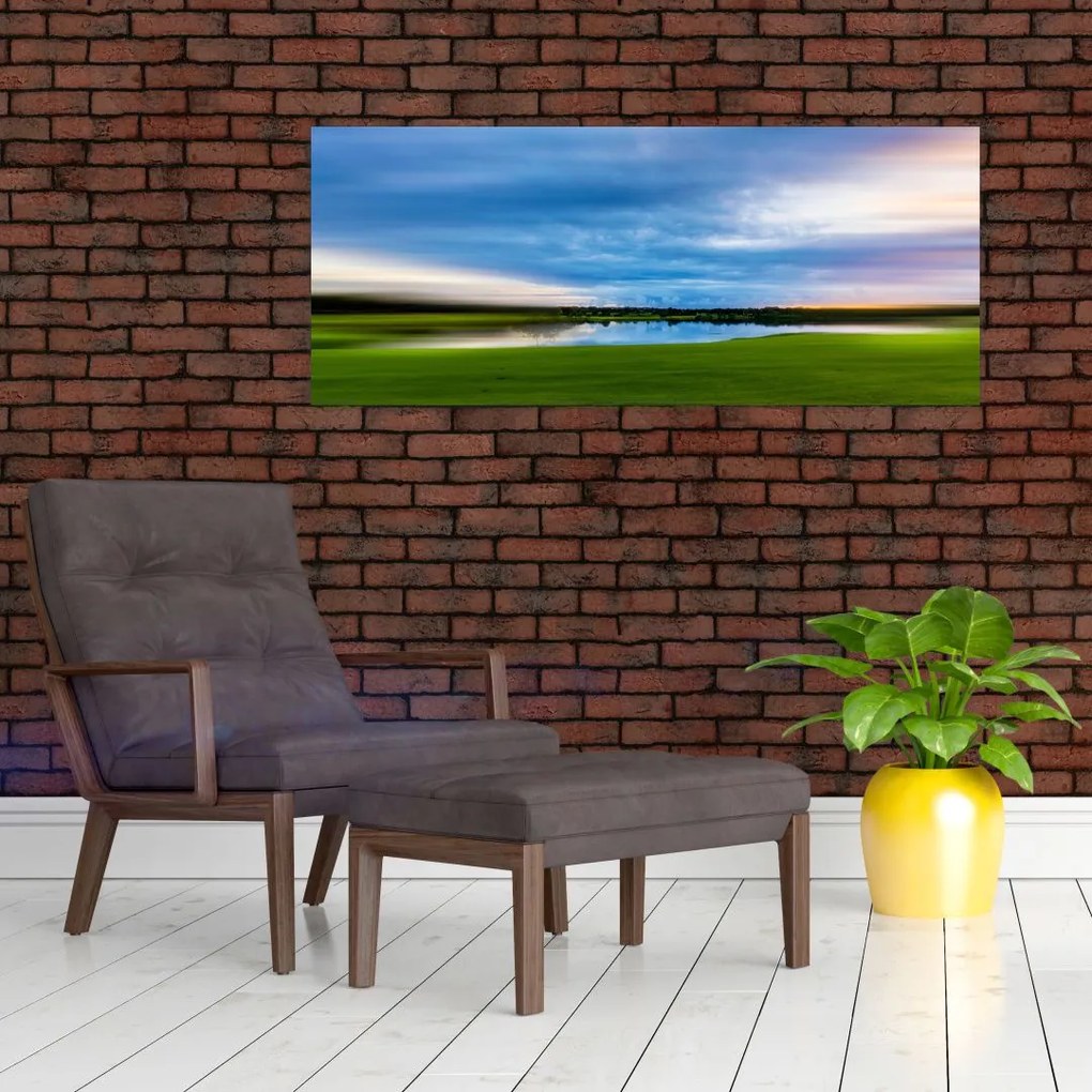 Tablou cu lunca (120x50 cm)