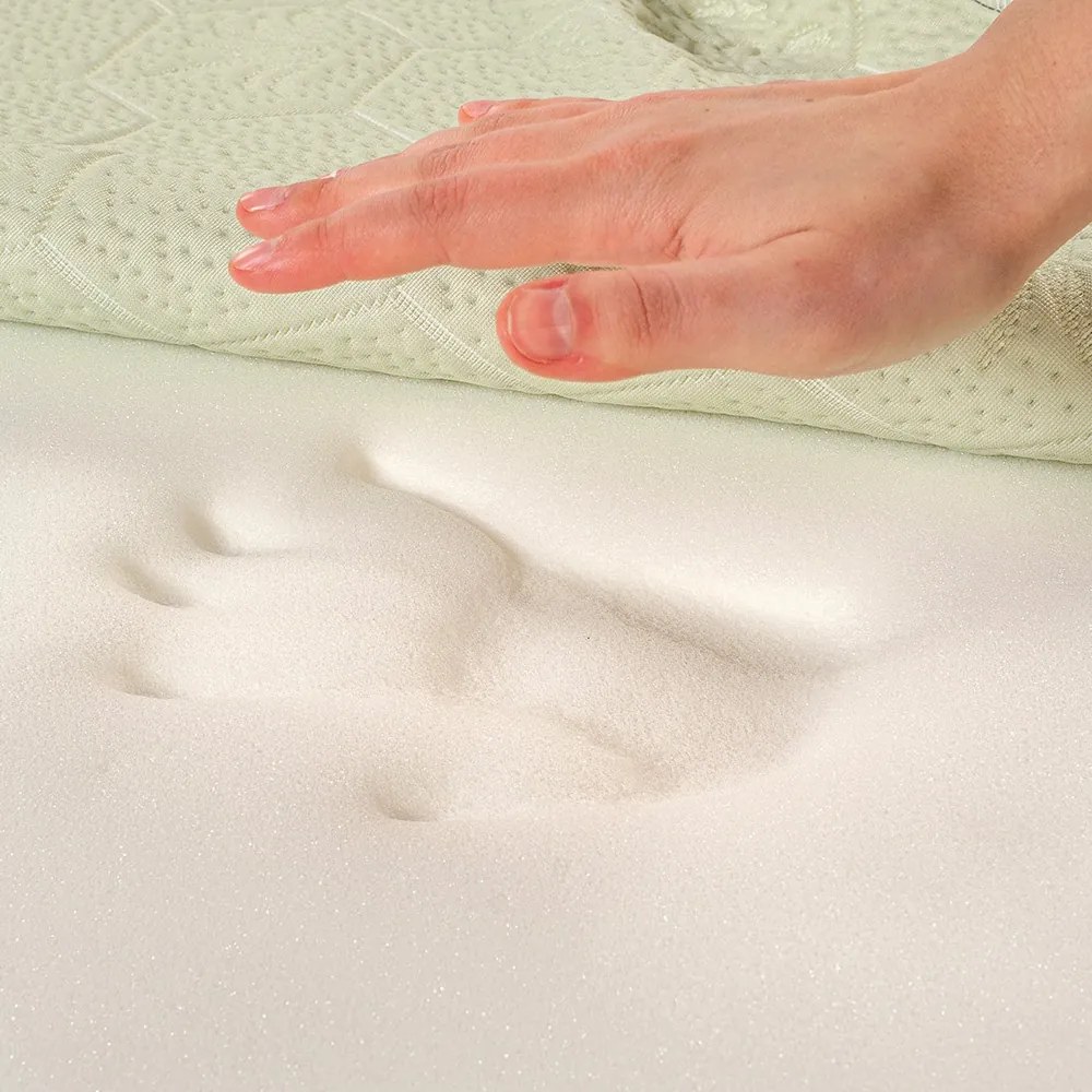 Saltea copii Memory, husa detasabila Aloe Vera