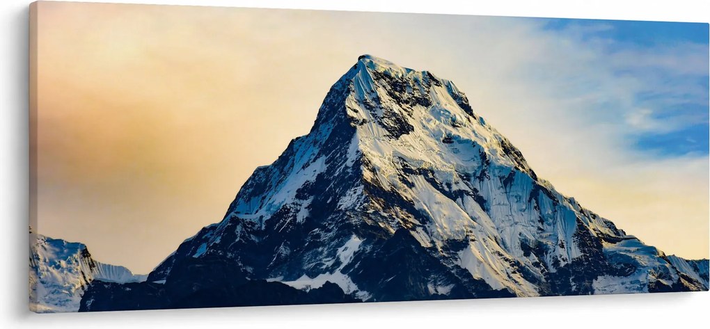 Tablou cu munții înzăpeziți, Nepal (120x50 cm)