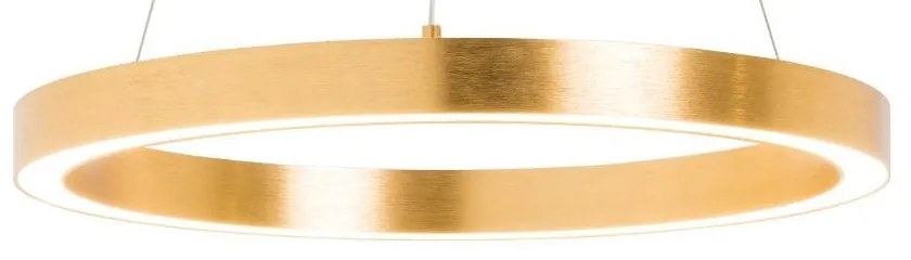 Lustra LED design modern circular CARLO auriu, diametru 40cm
