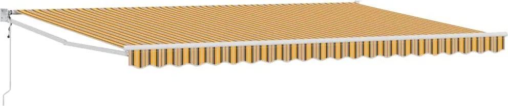vidaXL Cortina Retractabilă Multicolour 500 × 300 cm