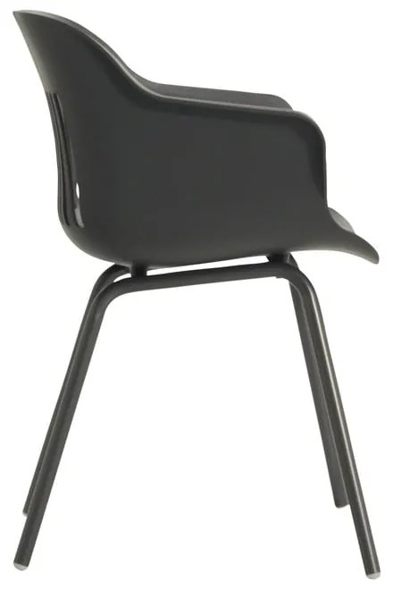 Scaune de grădină gri-închis 2 buc. din plastic Jill Rondo – Hartman