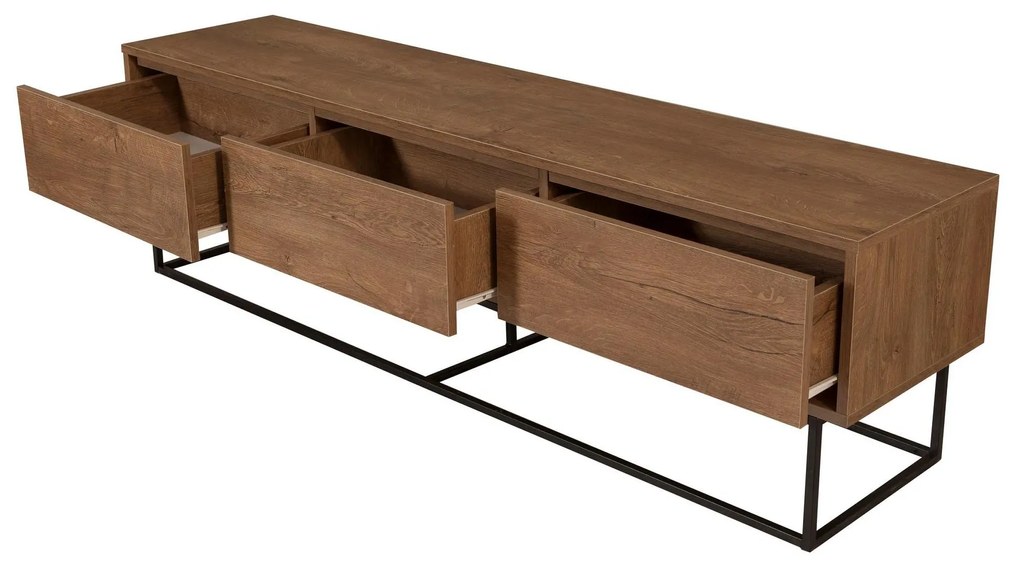 Set mobilier living Laxi 24 (nuc + negru). 1089011
