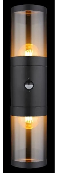 Aplică de exterior cu senzor XELOO 2xE27/40W/230V IP44 Globo 32014-2BS