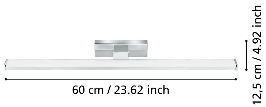 Aplică de perete argintie LED PANDELLA 1 – EGLO