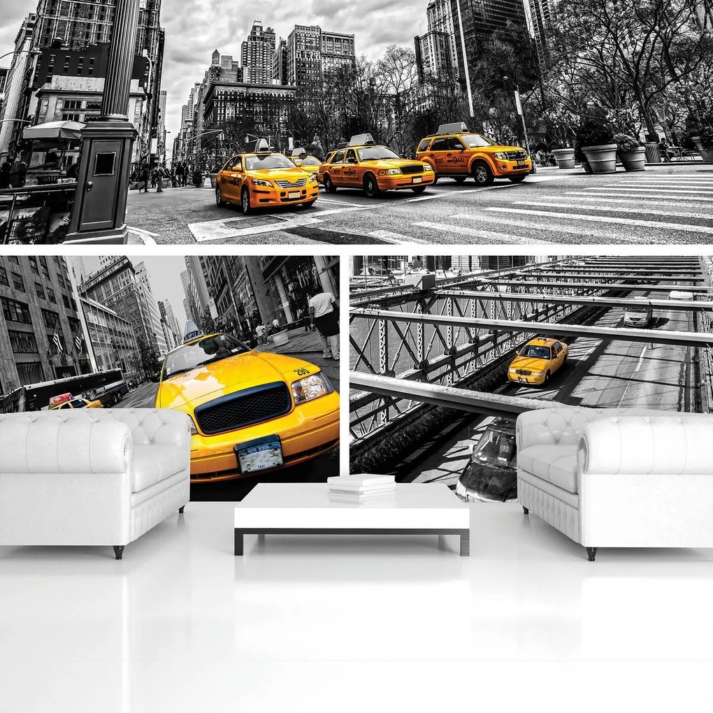 Fototapet - Taxiu galben - colaj (152,5x104 cm)