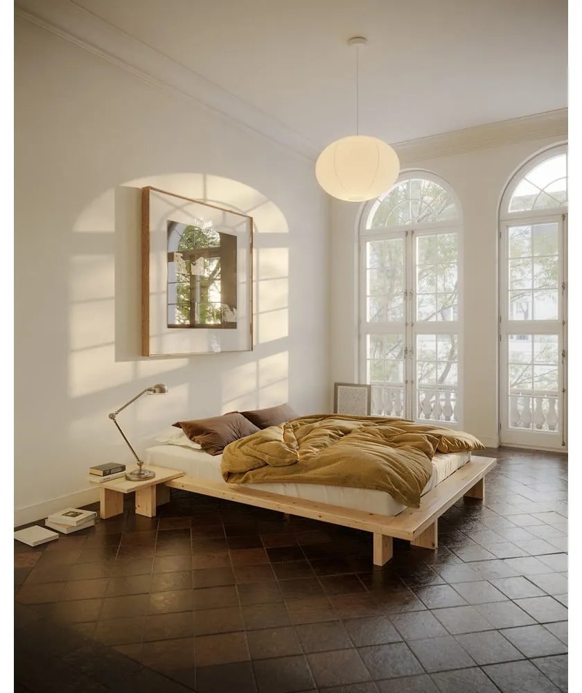 Noptieră în culoare naturală din lemn de pin Japan – Karup Design