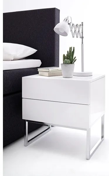 Noptieră ROCKY albă