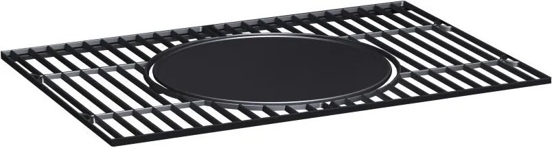 Grătar multifuncțional BBQ Avenberg GENIUS+grătar din fontă+plită+piatră pentru pizza