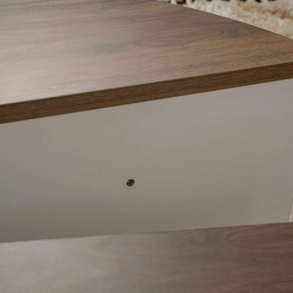 Masă de cafea Orion Walnut White
