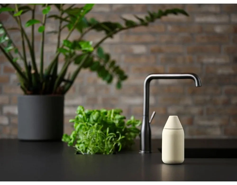 Dozator de săpun lichid galben deschis din silicon 300 ml Singles – Zone