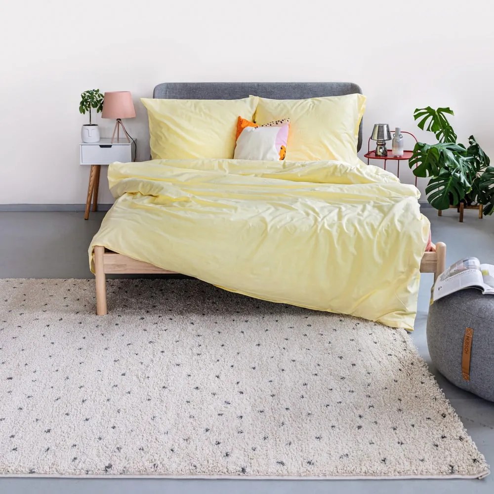 Covor negru/crem 120x180 cm Dottie Black – Universal