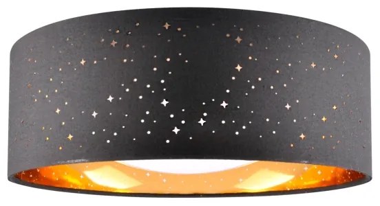 Plafonieră LED TULUZA LED/18W/230V d. 32 cm negru