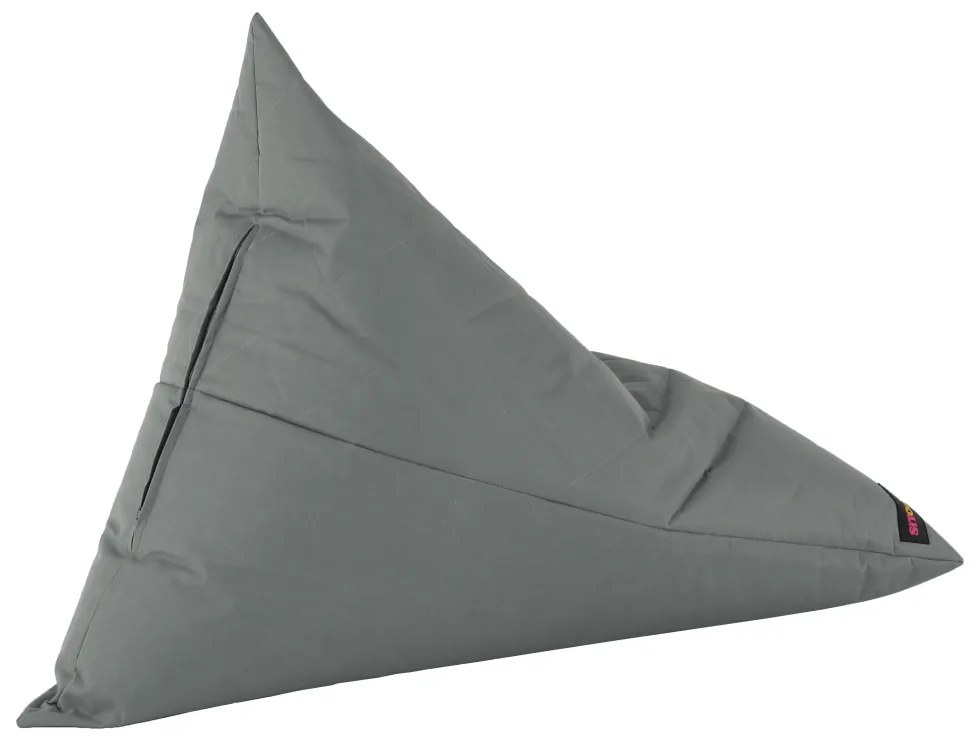 Fotoliu tip sac, material textil gri deschis, VETOK