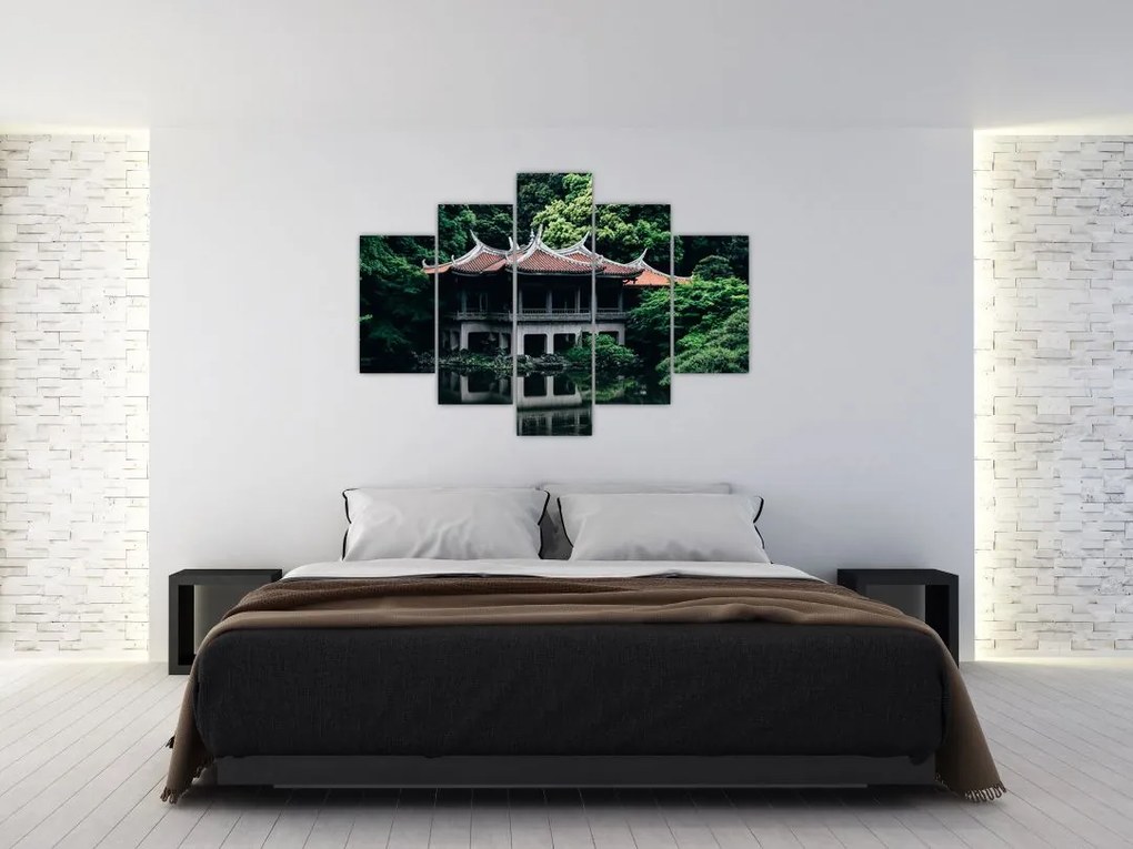 Tablou cu grădina japoneză națională (150x105 cm)